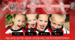 Desktop Screenshot of fullforcetumblecheer.com